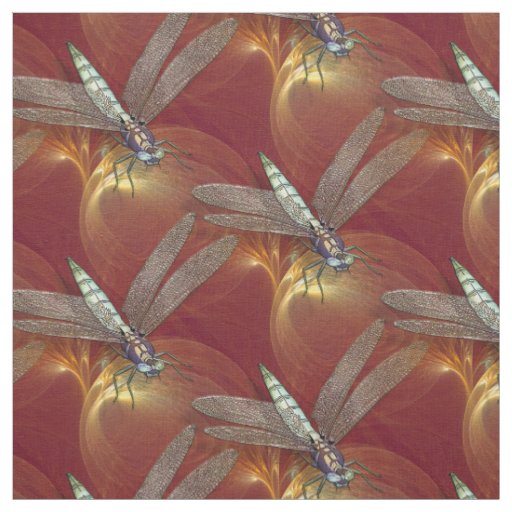 Dancing Dragonflies Fabric