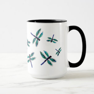 Dancing Dragonfly Art Mug