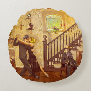 Dancing El Choclo a.k.a. The Tomboy Round Pillow