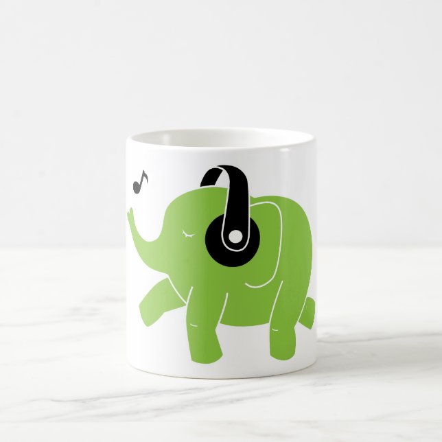 Dancing Elephant Coffee Mug (Center)