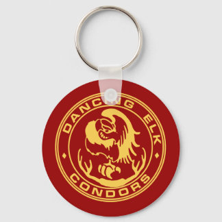 dancing elk condors keychain