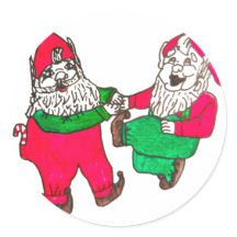 DANCING ELVES stickers