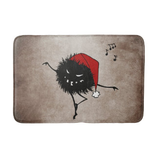 Dancing Evil Christmas Bug Bathroom Mat