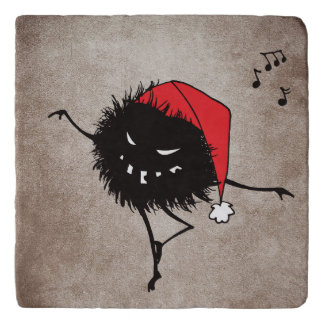Dancing Evil Christmas Bug Trivet