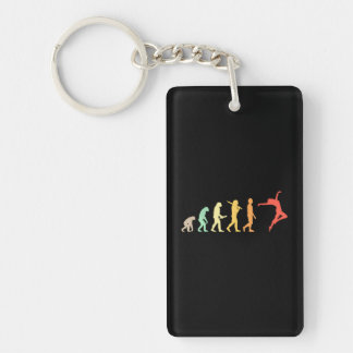 Dancing Evolution For Dancers Keychain