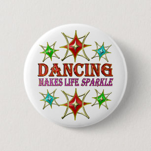 DANCING FANCY STARS BUTTON