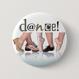 "Dancing Feet" - Choreographer, Dancer, Instructor Button