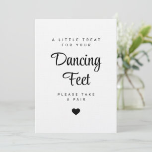Dancing Feet Wedding Flip Flops Party Invitation