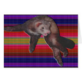Dancing Ferret Card (Front Horizontal)