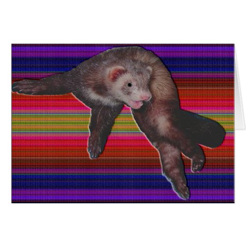 Dancing Ferret Card