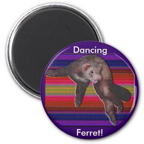 Dancing Ferret Magnet