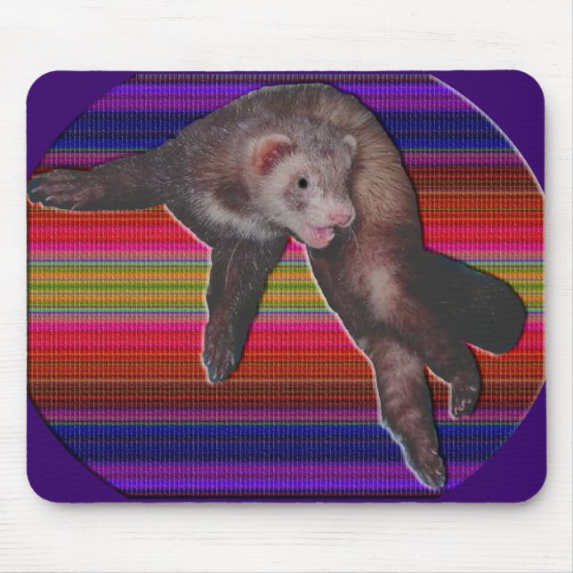 Dancing Ferret Mousepad (Front)