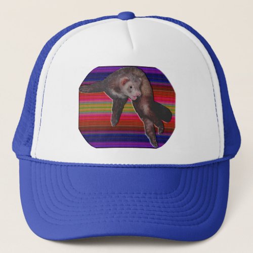 Dancing Ferret Trucker Hat