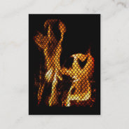 Dancing Fire Atc Business Card at Zazzle