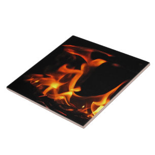 Dancing Fire Ceramic Tile