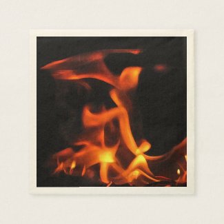 Dancing Fire Cocktail Napkins