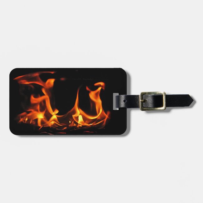 Dancing Fire Luggage Tag
