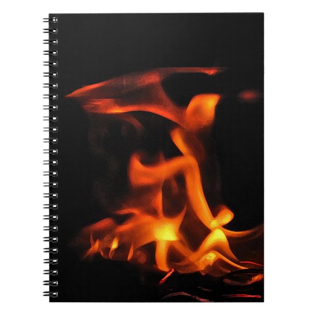 Dancing Fire Notebook (Front)