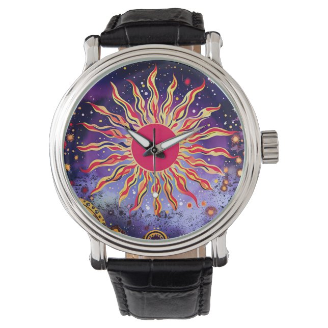 “Dancing Fire of the Cosmos” The Sun Watch (Front)