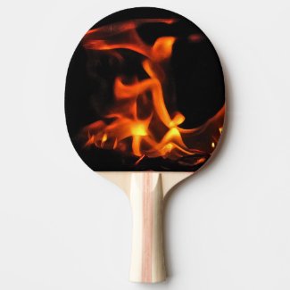 Dancing Fire Ping Pong Paddle