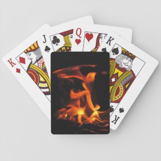 Dancing Fire Playing Cards