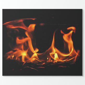 Dancing Fire Wrapping Paper