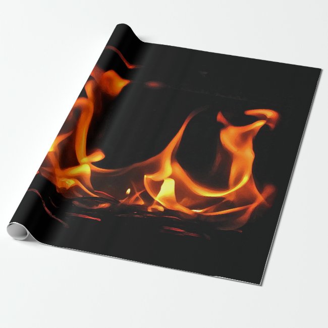 Dancing Fire Wrapping Paper