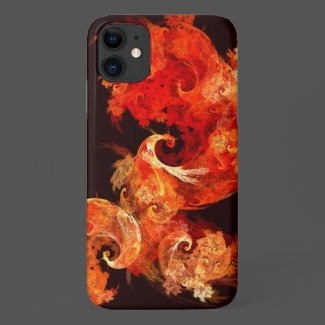 Dancing Firebirds Abstract Art Case-Mate iPhone Case