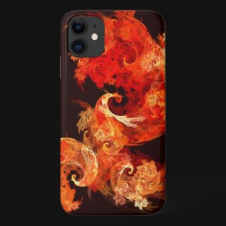 Dancing Firebirds Abstract Art Case-Mate iPhone Case