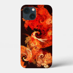 Dancing Firebirds Abstract Art iPhone 13 Mini Case