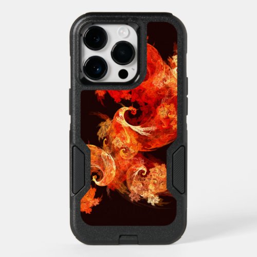 Dancing Firebirds Abstract Art OtterBox iPhone 14 Pro Case