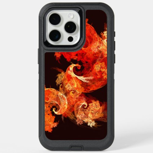 Dancing Firebirds Abstract Art iPhone 15 Pro Max Case
