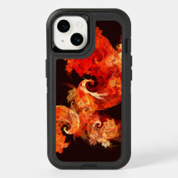 Dancing Firebirds Abstract Art OtterBox iPhone 14 Case