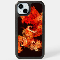 Dancing Firebirds Abstract Art iPhone 15 Plus Case