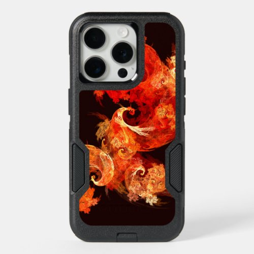 Dancing Firebirds Abstract Art iPhone 15 Pro Case