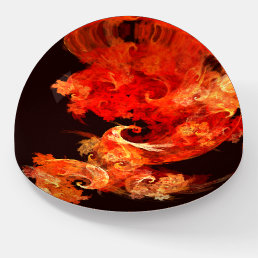 Dancing Firebirds Abstract Art Paperweight