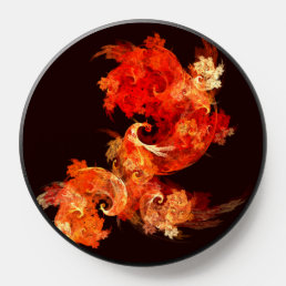 Dancing Firebirds Abstract Art PopSocket