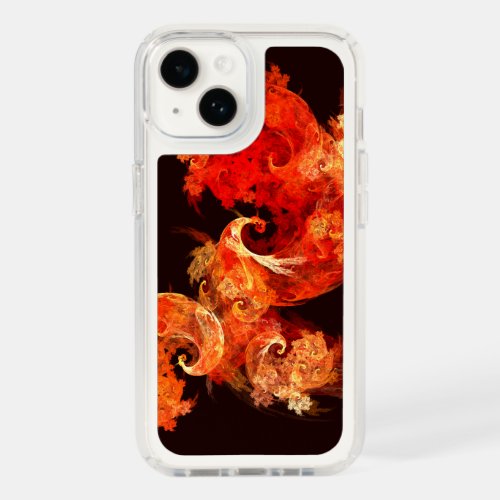 Dancing Firebirds Abstract Art Speck iPhone 14 Case
