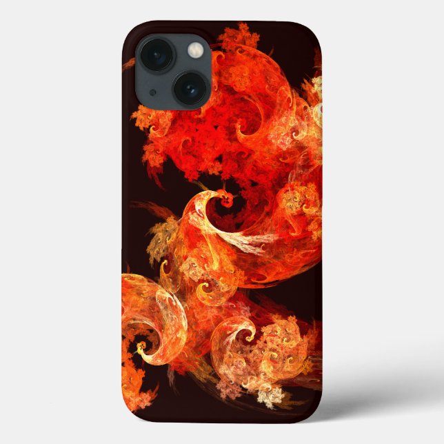 Dancing Firebirds Art Modern Fractal Abstract Case-Mate iPhone Case (Back)