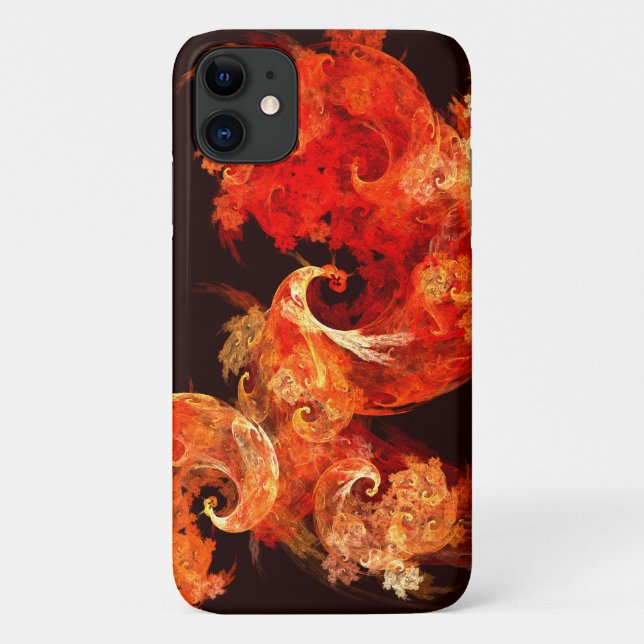 Dancing Firebirds Art Modern Fractal Abstract Case-Mate iPhone Case (Back)