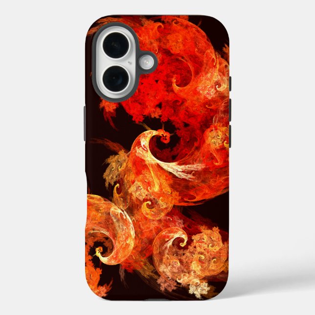 Dancing Firebirds Art Modern Fractal Abstract Case-Mate iPhone Case (Back)