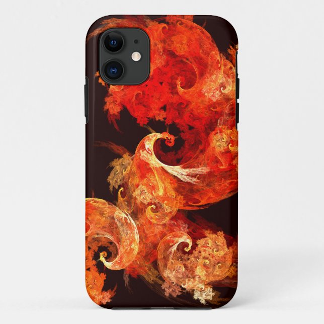 Dancing Firebirds Art Modern Fractal Abstract Case-Mate iPhone Case (Back)