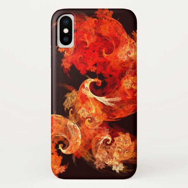 Dancing Firebirds Art Modern Fractal Abstract Case-Mate iPhone Case (Back)