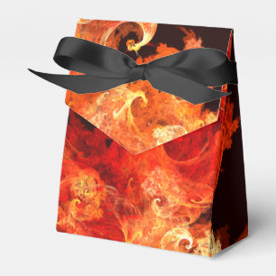 Dancing Firebirds Art Modern Fractal Abstract Favor Boxes