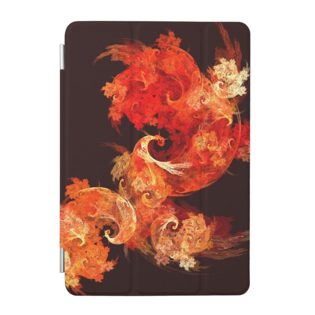 Dancing Firebirds Art Modern Fractal Abstract iPad Mini Cover (Front)