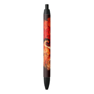 Dancing Firebirds Art Modern Fractal Abstract Pen