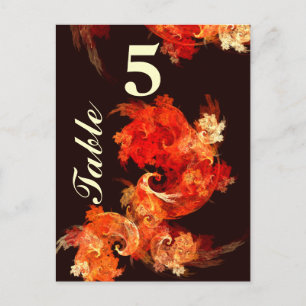 Dancing Firebirds Art Modern Fractal Abstract Postcard
