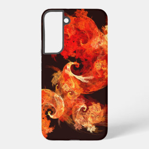 Dancing Firebirds Art Modern Fractal Abstract Samsung Galaxy S22+ Case