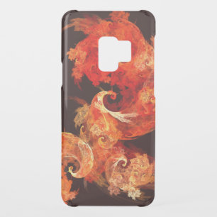 Dancing Firebirds Art Modern Fractal Abstract Uncommon Samsung Galaxy S9 Case
