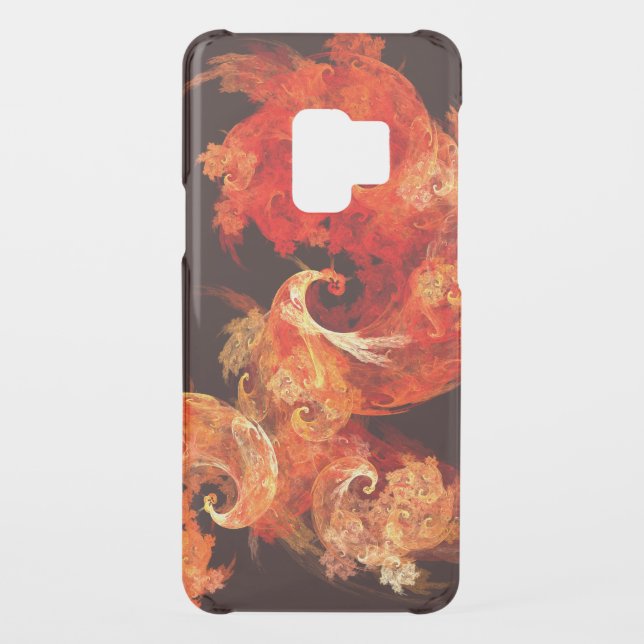 Dancing Firebirds Art Modern Fractal Abstract Uncommon Samsung Galaxy Case (Back)